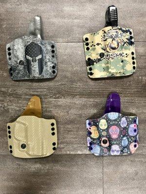 A sample of our holsters.