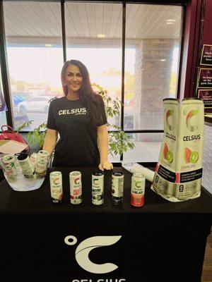 I worked the Celius Energy Drink Demo for The Push Agency!!