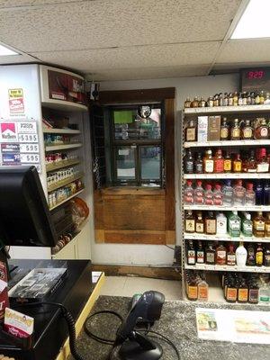 God bless Merica! Drive through liquor store .