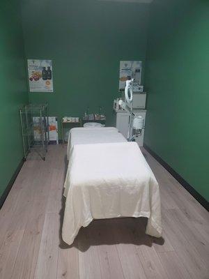 We offer Facials and waxing