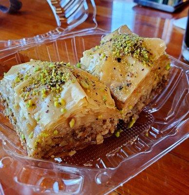 Baklava! Extravagant really