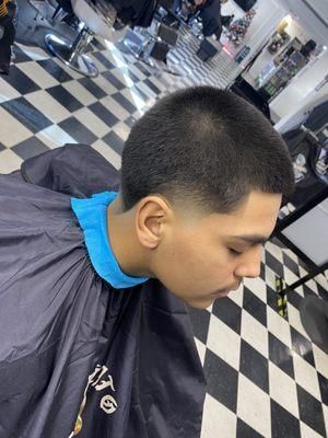 Taper fade haircut