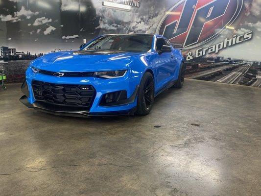 Color change wrap on this zl1 camaro