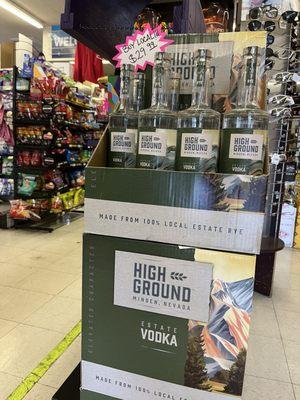 Minden Mill High Ground vodka available out in the wild!!