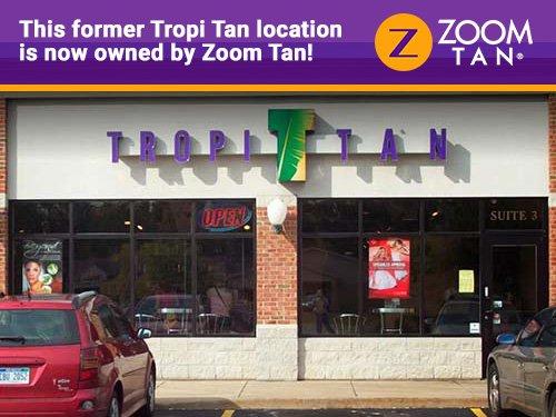 Zoom Tan (former Tropi Tan) storefront in Clio, MI