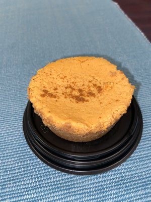 Mini pumpkin cheesecake at the CHEESECAKE STOP AT AISLE 4A