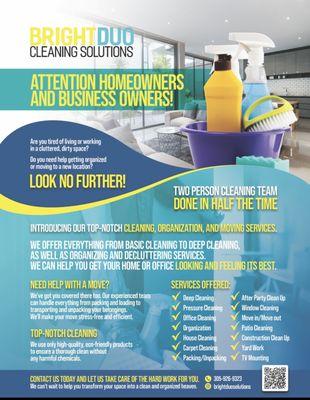 Bright Duo Cleaning Solutions