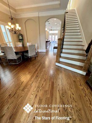 Living room and stairs