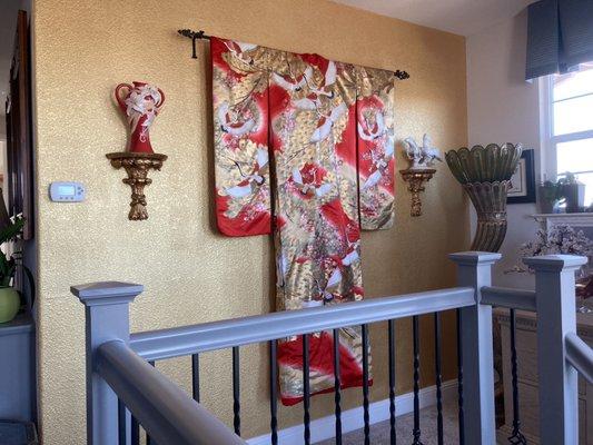 The wedding kimono Hesperian Cleaners cleaned for us. They did a beautiful job.