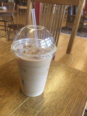 Iced coffee, $2