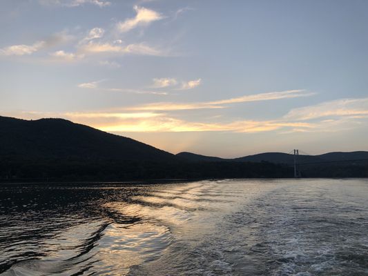 Sunset cruise on the Hudson