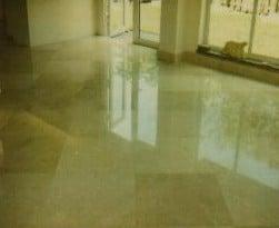 Travertine before and after