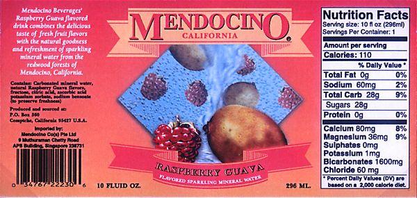 Illustration, package and label design for Mendocino Mineral water.