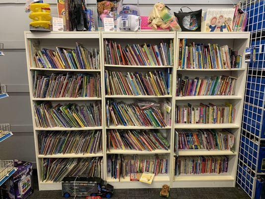 Book shelf. Most books were $1-$2.50