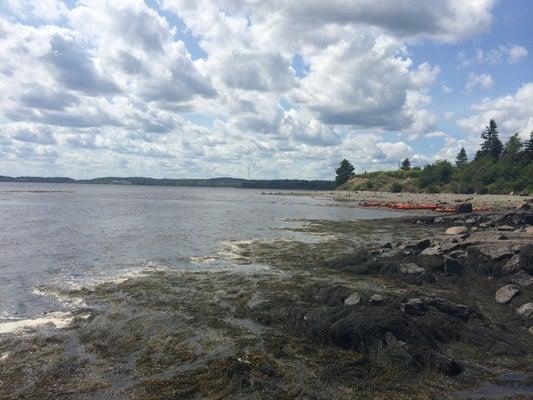 Break point on Machias Bay.