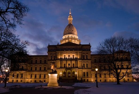 Lansing, Michigan state capitol building