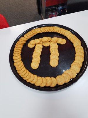 Pi Day Crackers