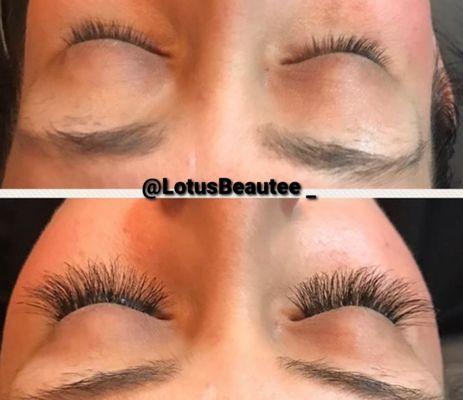 Eye lash extensions