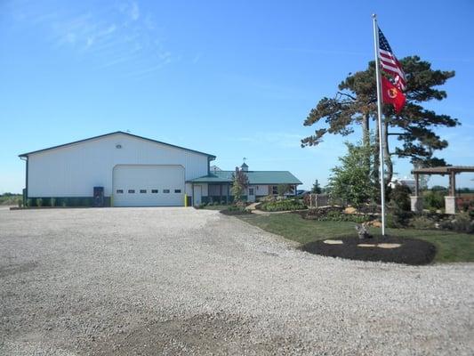 This is our shop located at 2411 US St Rt 22 SW, Washington Court House, Ohio.