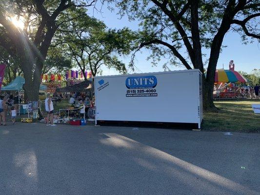 UNITS container at Grimes Governor's Days