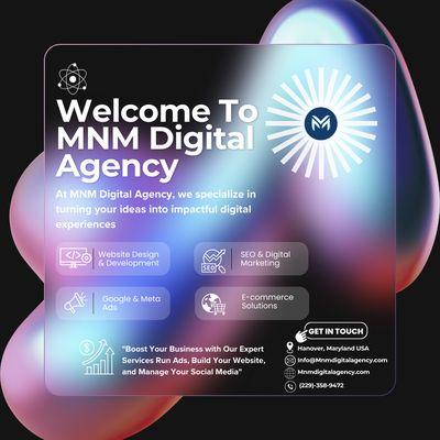 Welcome to MNM Digital Agency!