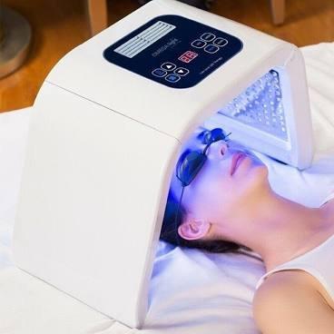 LED lights cause various reactions in your skin, such as fighting acne-causing bacteria, plumping skin and reducing wrinkles.