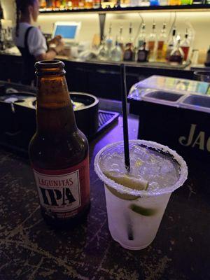 margarita + beer for $22