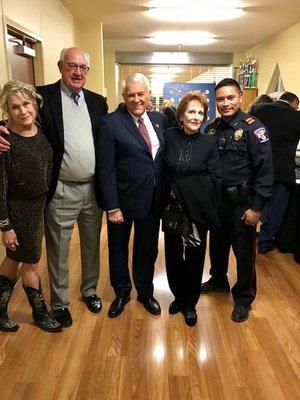 Congressman John Carter with American Paratus at Holy Trinity Catholic High School in Temple, Texas.  Source facebook.com/apsausa