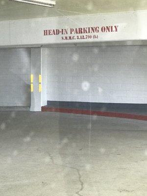 Avoid that pesky ticket by parking head in