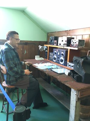 Wilson Greatbatch in his office.