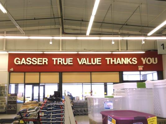 Gasser True Value Thanks You! in Maquoketa, IA