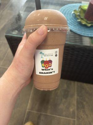 Brownie batter shake