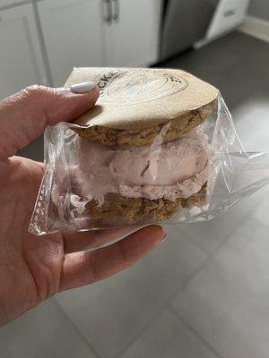 Strawberry cheesecake ice cream sandwich - $6 - LOVED IT!