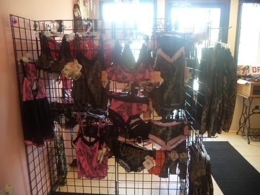 Pink Camo Lingerie