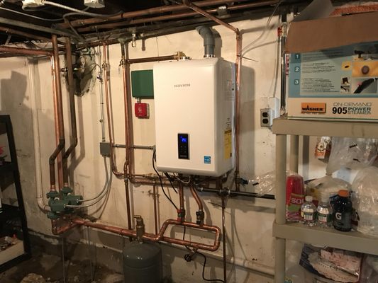 On demand water heaters service repair and installs.