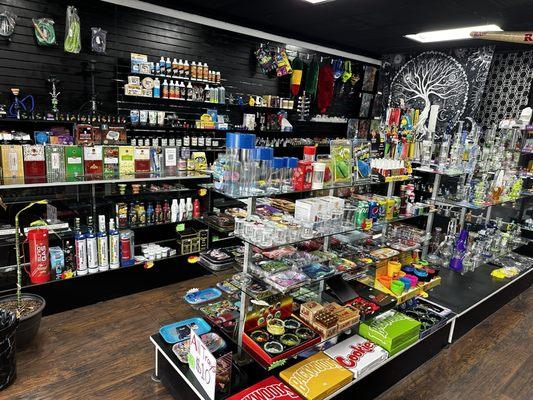 Smoke shop got a massive upgrade  Way more product and lower prices.