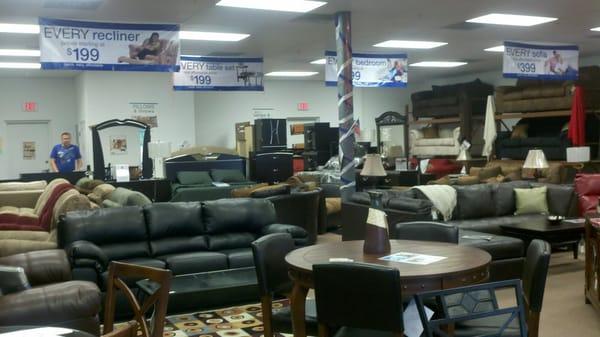 Come check out our new Ashley furniture show room.