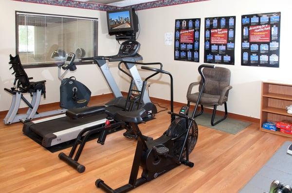 Stay Active in the Onsite Fitness Center