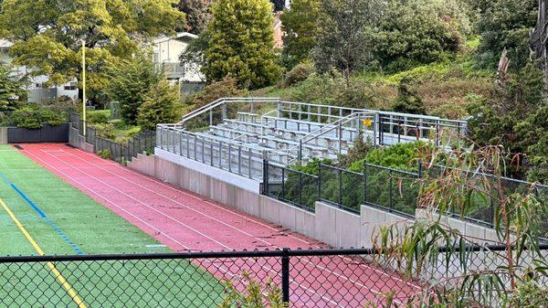 Bleachers for spectators