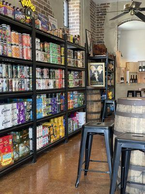 Wide selection of craft beer