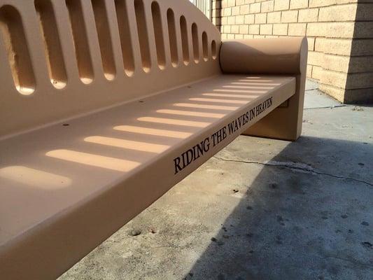 McStay Family Memorial Bench