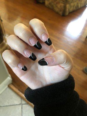 Full set acrylic.