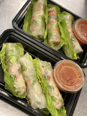 Springrolls made in house.