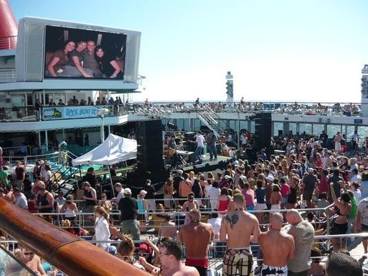 Lido Deck on The Rock Boat Niner