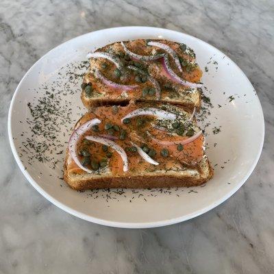 Smoked Salmon Toast