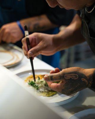 Chefs in the kitchen.