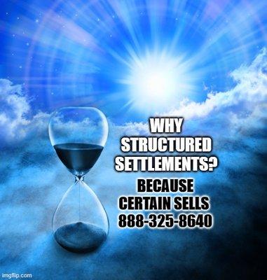 Structured settlements address the thing that most people worry about the most