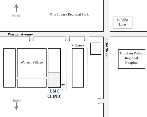 UMC on map