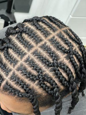 Men braids