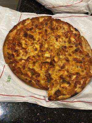 Paneer Tikka Masala Pizza